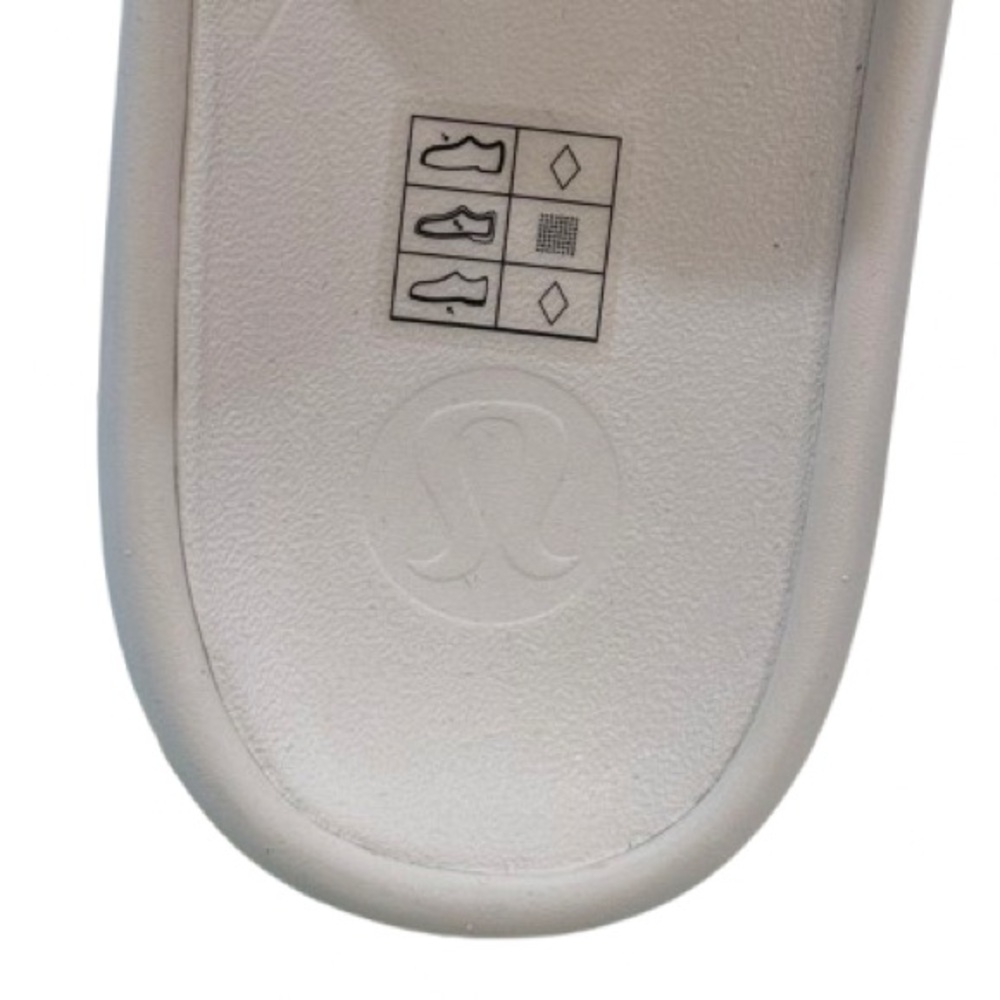 NIB Lululemon Women’s Restfeel Slide Light Vapor White Size 8 - Picture 6 of 11